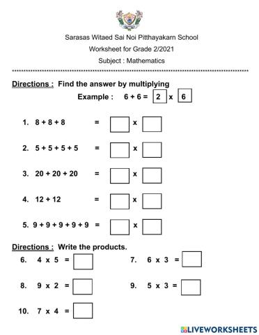 Addition and Multiplication