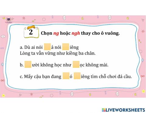 Chính tả Tuần 12