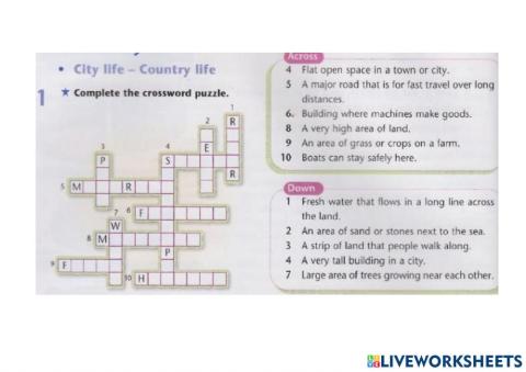 City life vs Country life