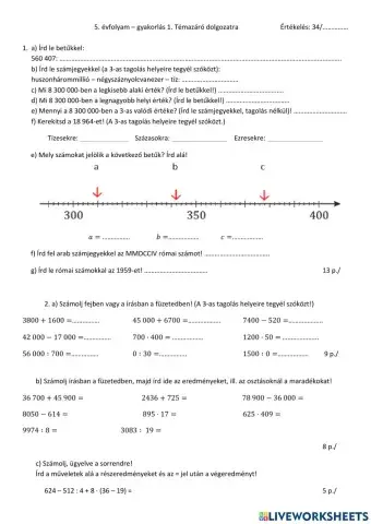 Természetes számok 