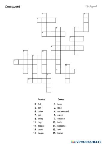 Past simple (irregular verbs)