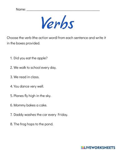 Verbs