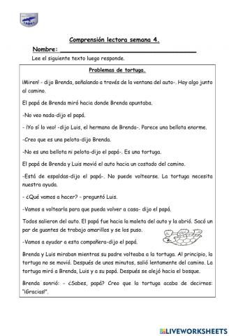 Comprensión lectora