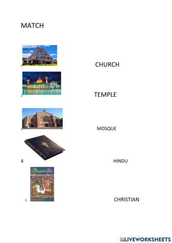 Places of worship