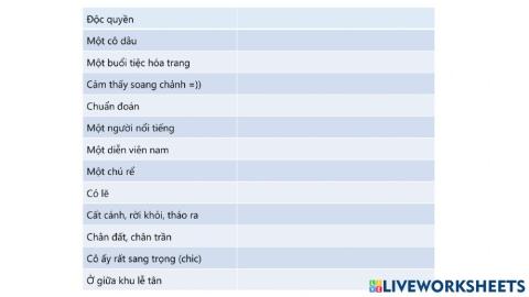 Unit 4B Reading - Review lexis