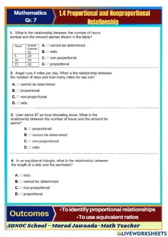 Math Revision Grade 7