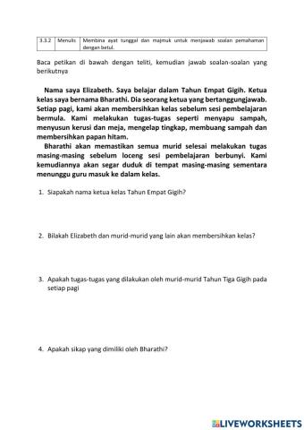 3.3.2 Tahun Empat Gigih Pemahaman