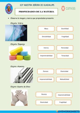 Propiedades de la Materia