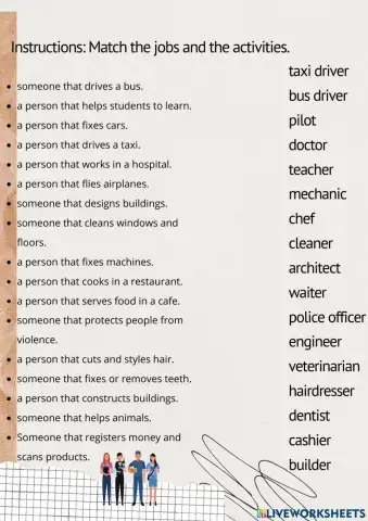 Jobs and occupations