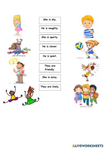 Describing people (character)