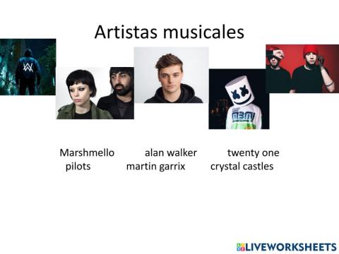 Artistas musicales
