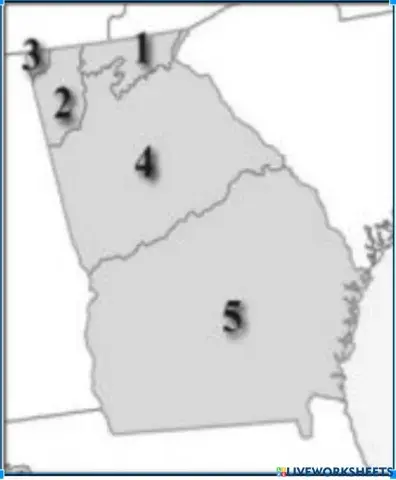 5 Regions of Georgia