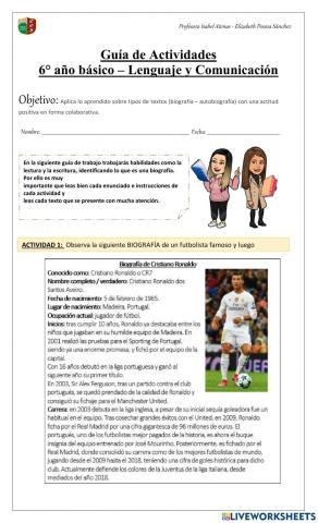 La biografía y autobiografía