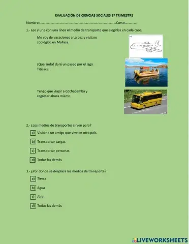 Evaluación 3er. trmiestre