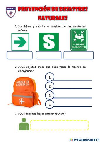 Prevención de desastres naturales