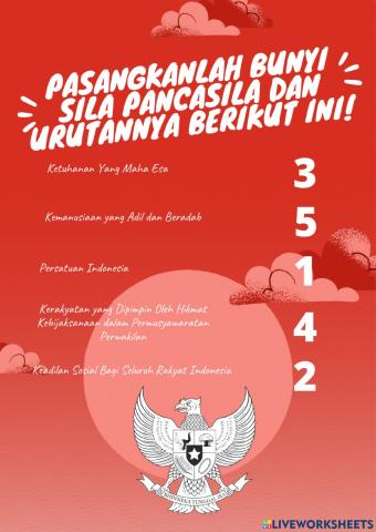 Pancasila dan urutannya