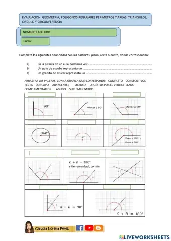 Poligonos regulares areas y perimetro circulo y circunferencia