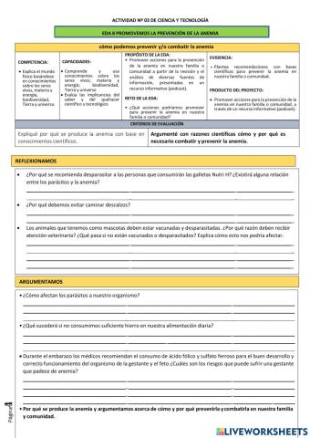 Cómo podemos prevenir y-o combatir la anemia