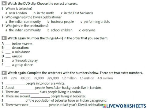 Diwali in leicester.