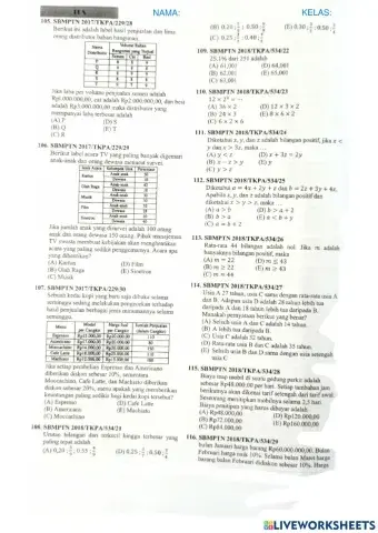 Latihan TPS UTBK 105-126