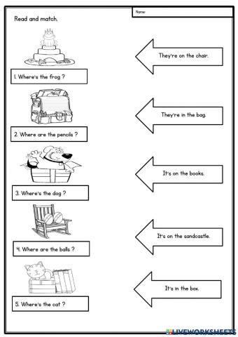 Unit 9: At The Beach (-Where's- and -Where are-)