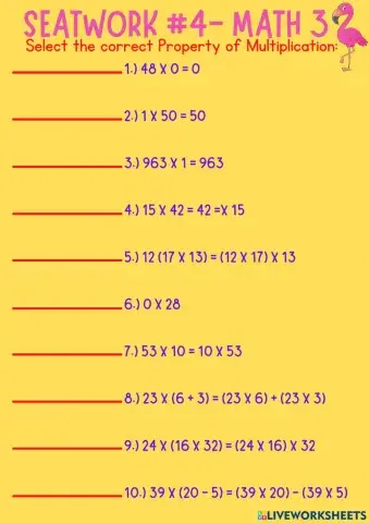 Properties of Multiplication