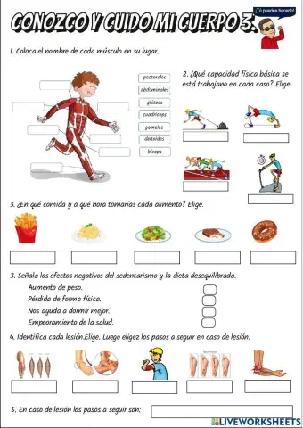 Conocimiento y cuidado del cuerpo 3