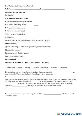 Ecuador: from liberalism to crisis