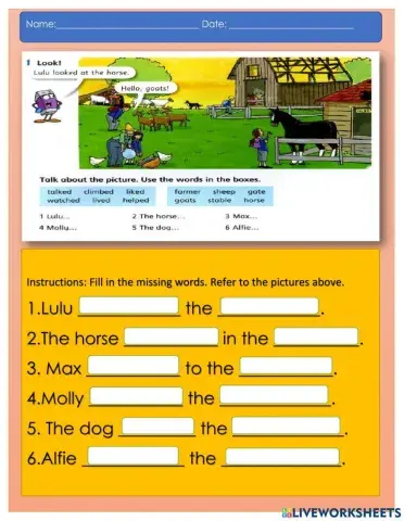 Past Simple Regular verbs