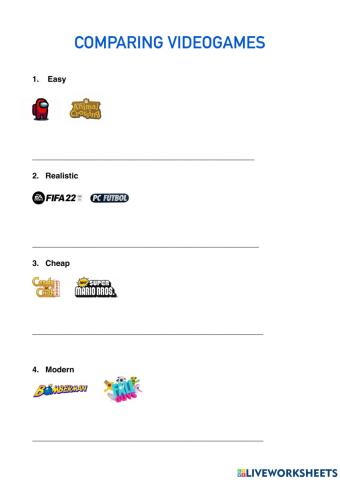 Comparative Videogames