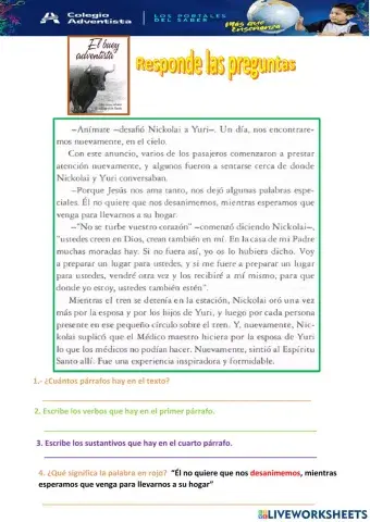 Comprensión Lectora