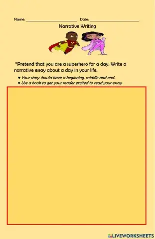 Narrative Writing Essay