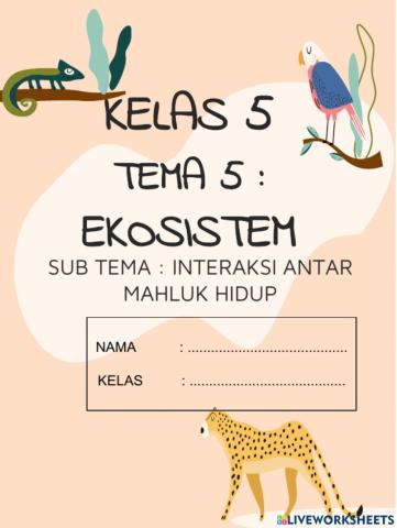 LKPD kelas 5 ekosistem (Simbiosis)