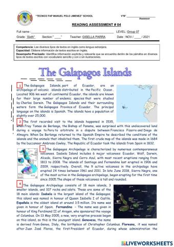 The Galapagos Islands