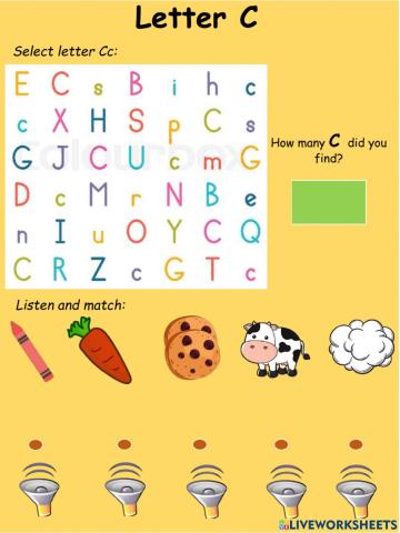 Consonants: Letter C