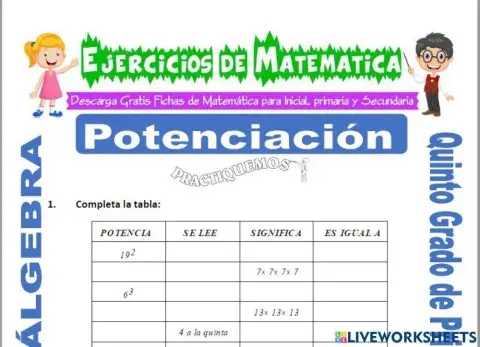 Juego de Potenciación