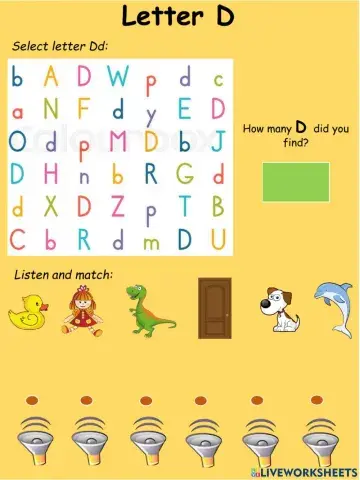 Consonants: Letter D