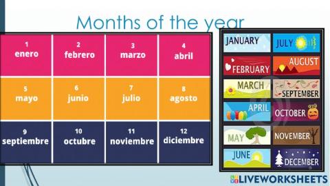 Months of the Year