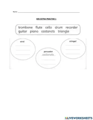K05 Extra Practise 1