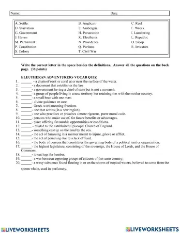 Eleutheran Adventurers