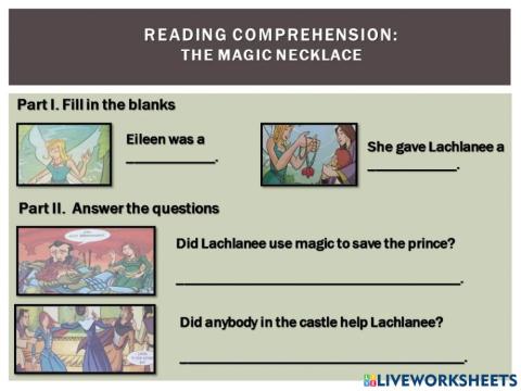 The Magic Necklace - Reading Comprehension