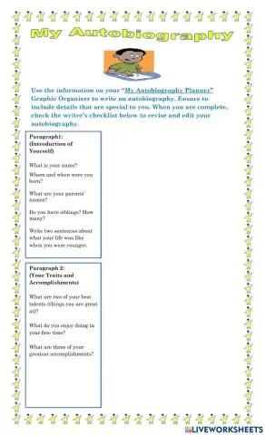 Expository Writing Autobiography