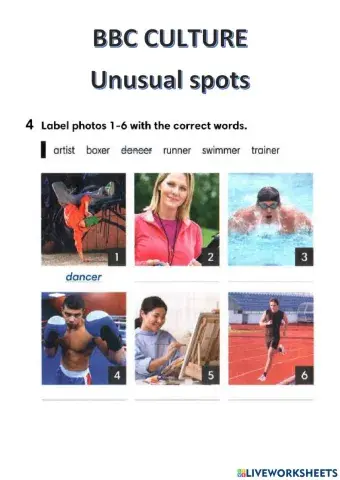 Wider World 2 - Unit 6 - BBC Culture - Unusual sports (listening) (workbook) (2)