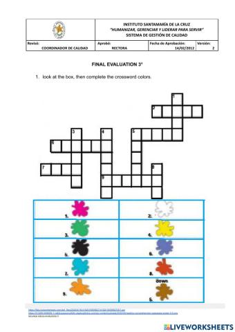 final evaluation 3° 2021