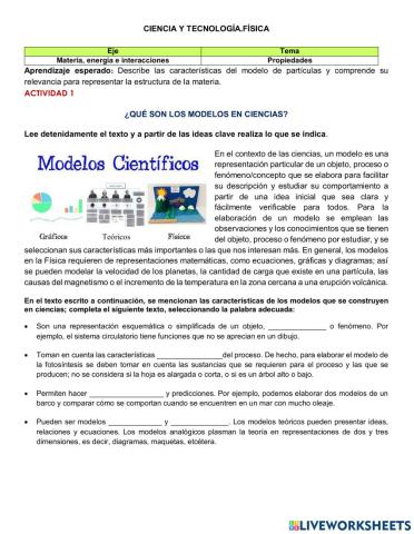 ¿Qué son los modelos en la ciencia?