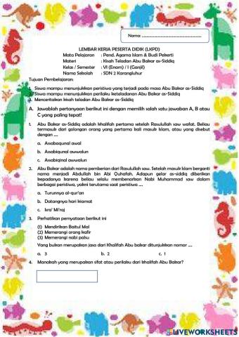 Kisah Abu Bakar as-Siddiq