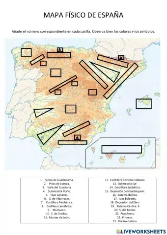 Mapa de España
