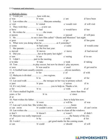 Unit 1 English 9 old