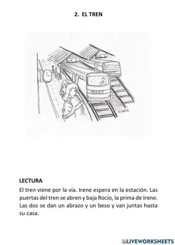 LECTURA EL TREN (LEO, COMPRENDO Y ME EXPRESO 2)