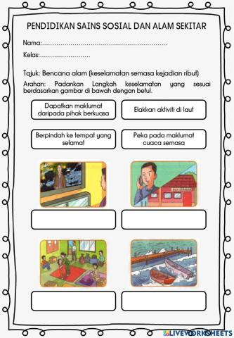 Keselamatan semasa kejadian ribut